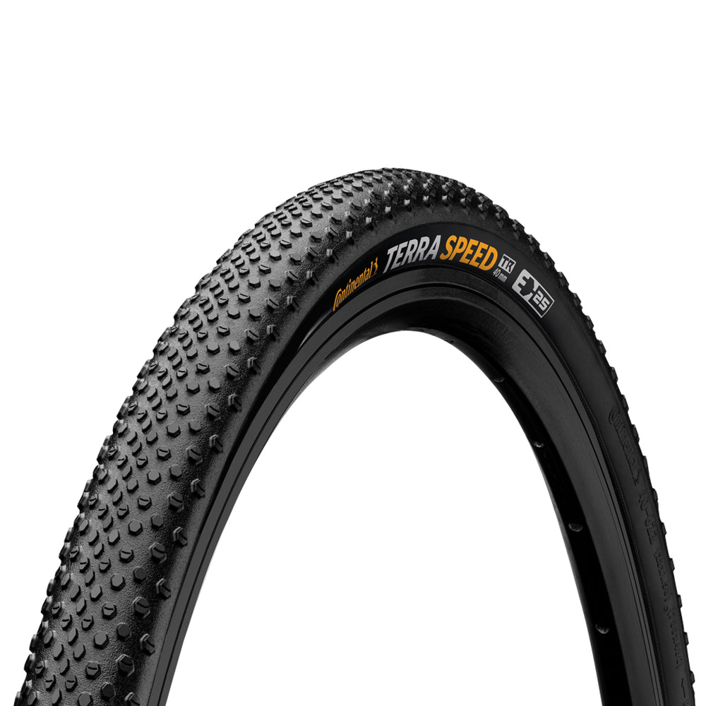 Continental Terra Speed Tubeless Ready ProTection Folding Tyre 700 x 45 Black / Black Chilli Black Compound
