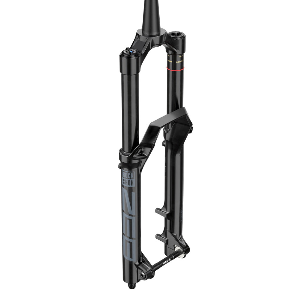 RockShox Fork Zeb Select Charger RC - Crown 27.5" 15mm x 110mm, 170mm Diffusion Black Tapered Steerer Sm Crown OD 44mm Offset DebonAir - (Includes Bolt On Fender, 2 Btm Tokens, Star Nut and Maxle Stealth) - A2
