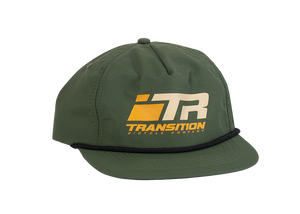 Transition Hot Lap Unstructured 5-Panel Hat Forest Green