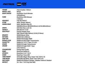 Transition Patrol Carbon GX AXS EX Demo