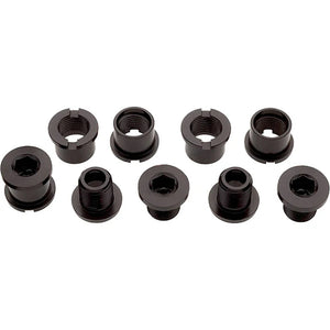 Problem Solvers Chainring Bolts Double Aluminium Black - 5 Pack
