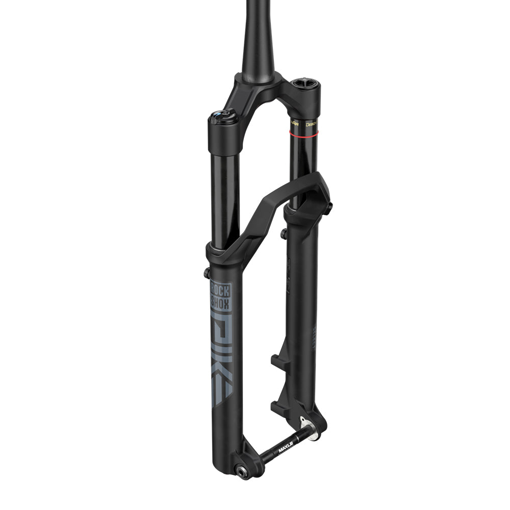 RockShox Fork Pike Select Charger RC - Crown 27.5" 15mm x 110mm, 140mm Black Tapered Steerer 44mm Offset DebonAir+ - (Includes Bolt On Fender, 2 Btm Tokens, Star Nut and Maxle Stealth) - C1
