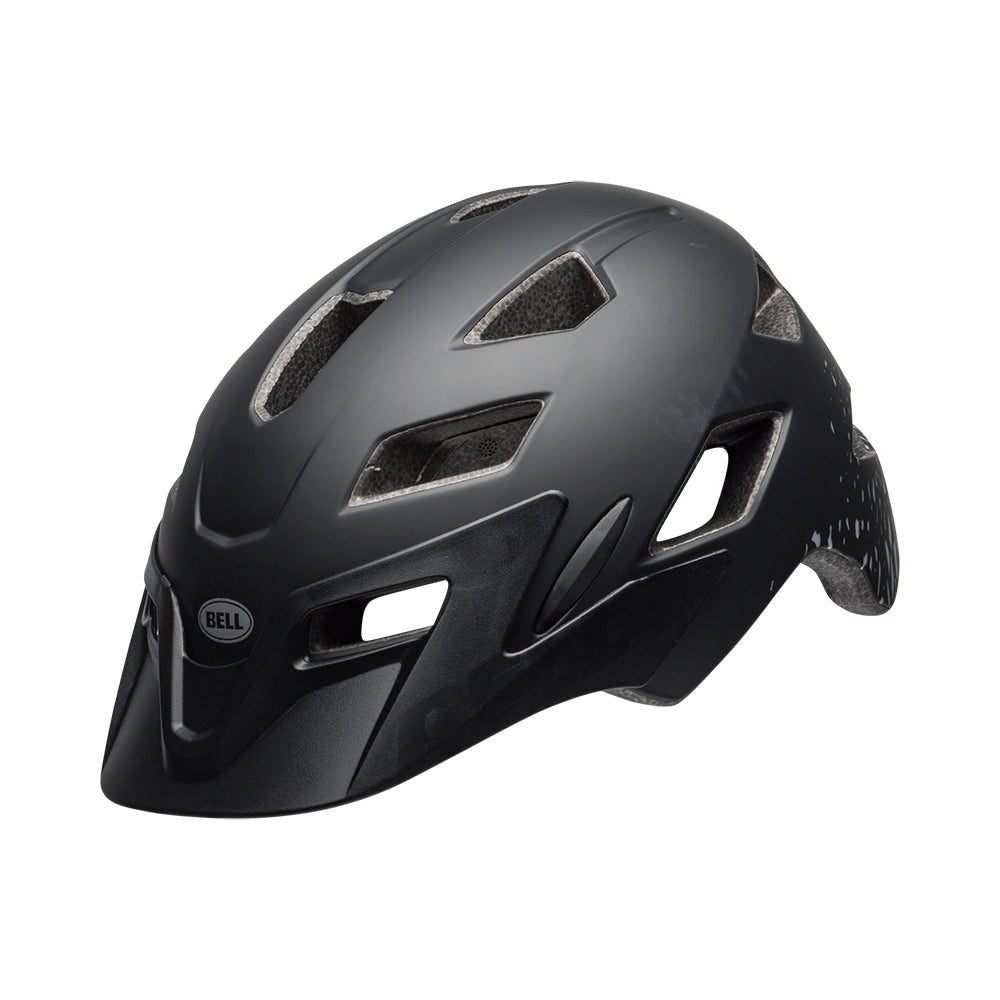 Bell Sidetrack Youth Matte Black Shutter Front L