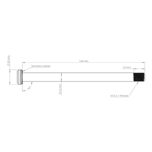 Santa Cruz 168.5mm Rear Axle tn