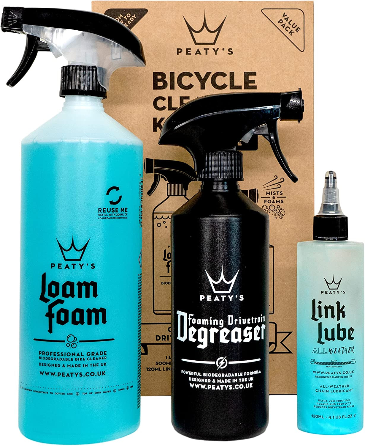 Peaty's Clean Degreaser Lube Gift Pack