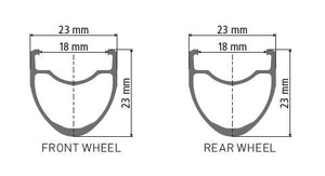 P 1800 SPLINE 23 RIM PROFILE