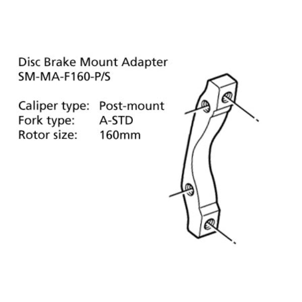 Shimano Brake Adapter SM-MA-F160 P/IS