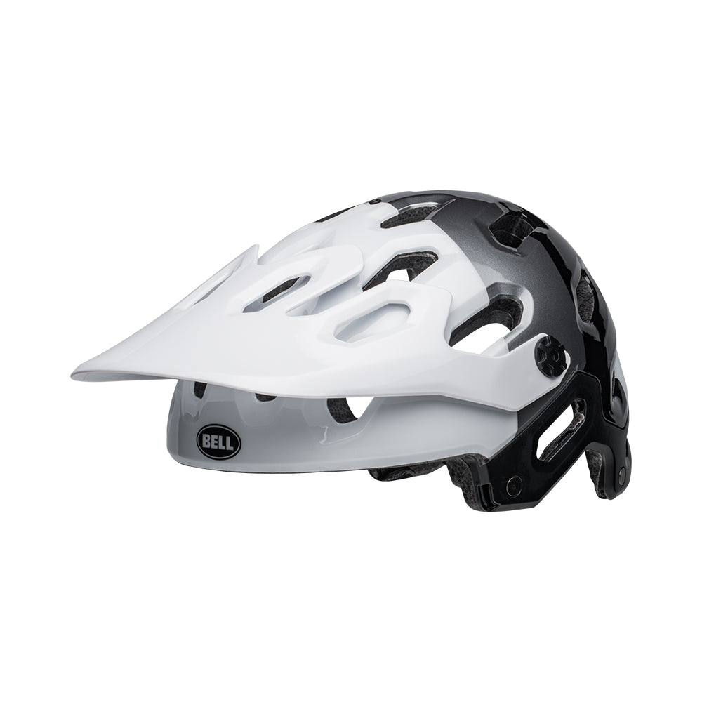 Bell Super 3R MIPS - White/Black - no chin bar